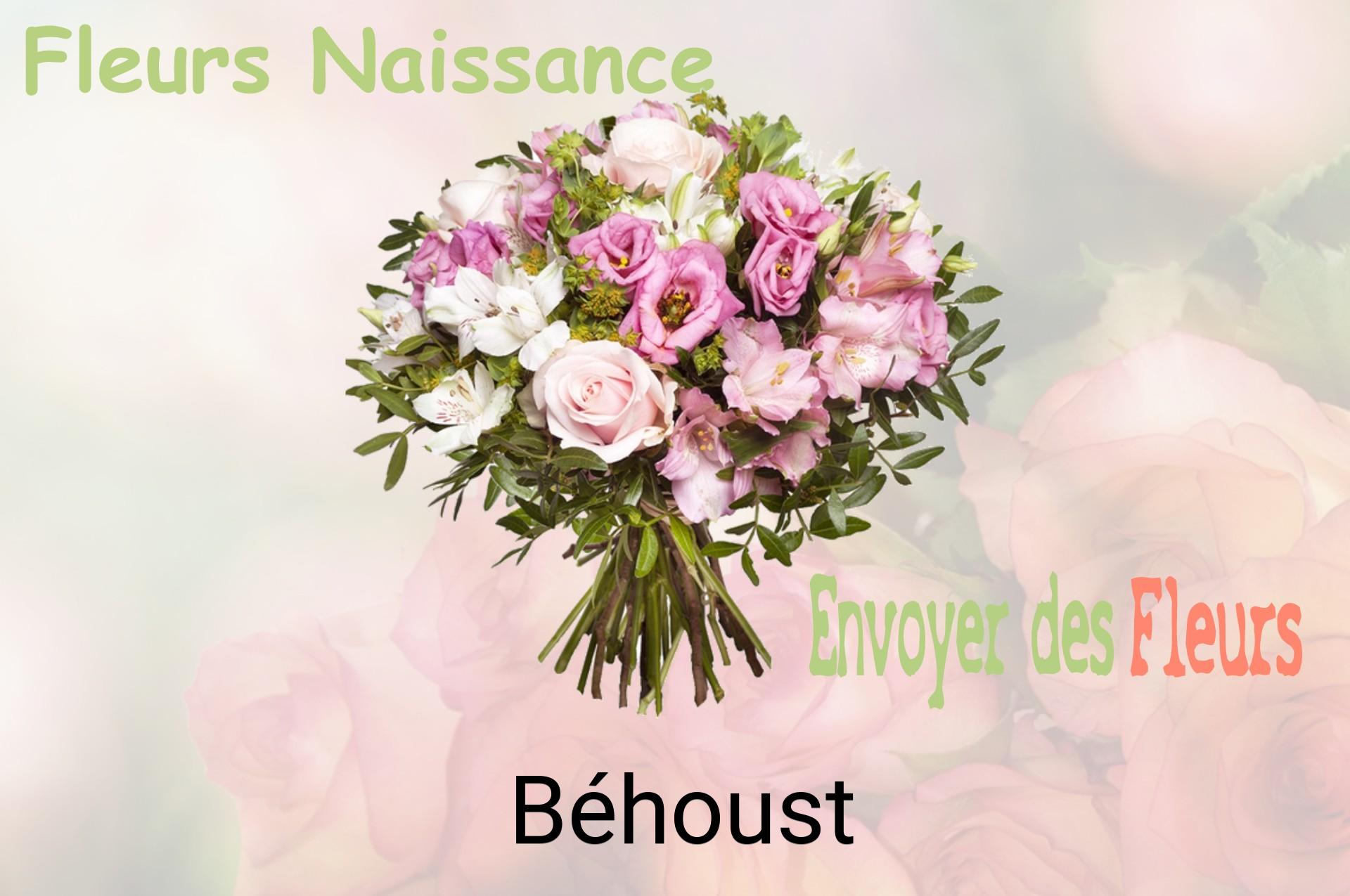 Bouquet de fleurs de naissance livré à Béhoust